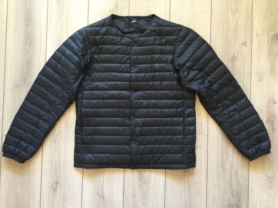 НОВО оригинално черно ултра леко пухено яке UNIQLO размер L от САЩ
