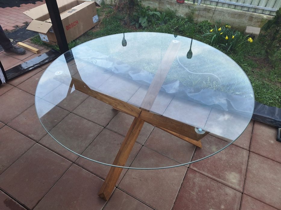 vând masa sticla stare ca si nou
