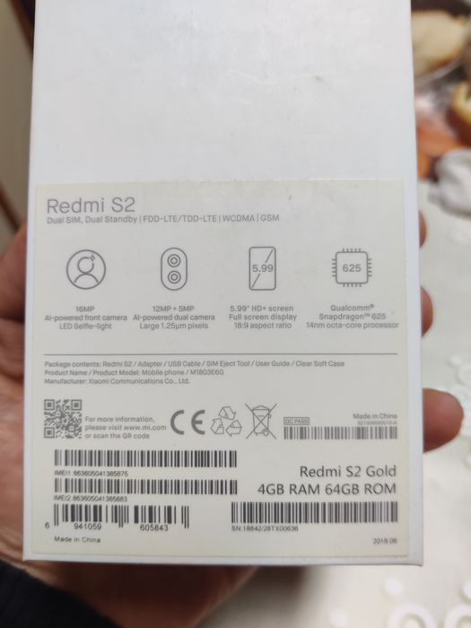 Xiaomi Redmi S2 64 GB memorie 4 GB ram
