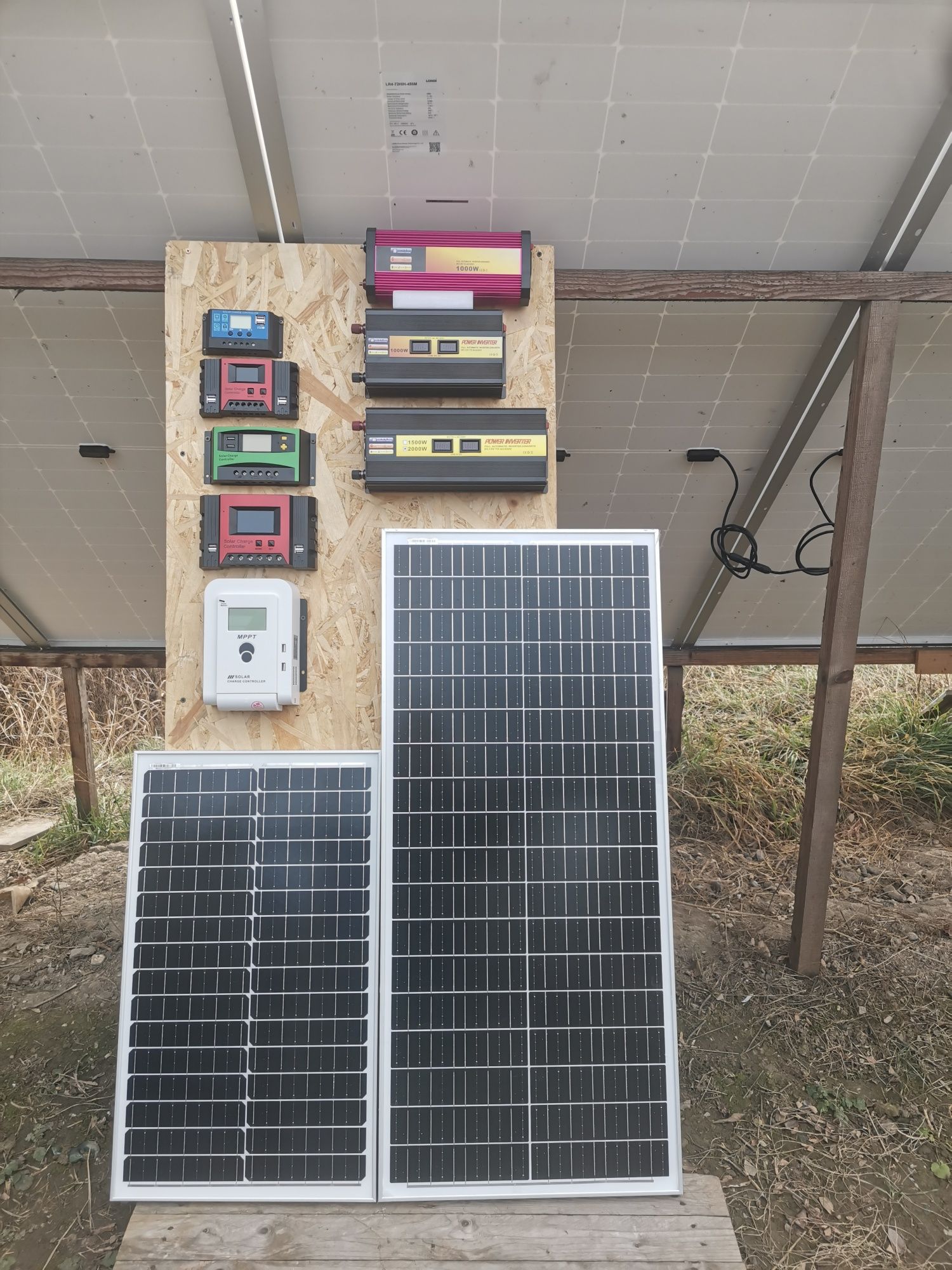 Controler invertor panou fotovoltaic acumulator solar