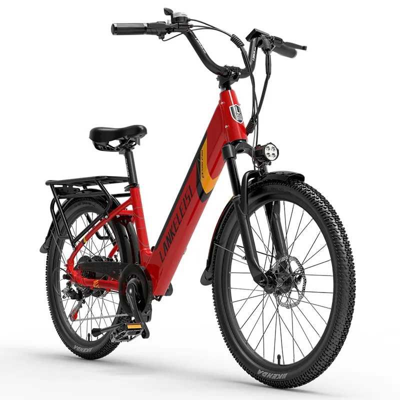 Bicicleta Electrica LANKELEISI ES500 PRO, 500W, 32 KM/H, 48V 14.5AH