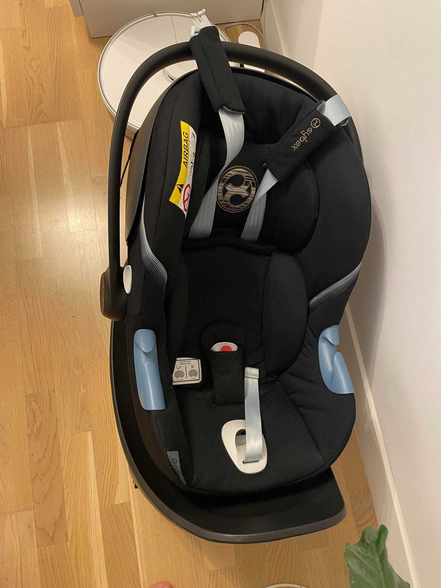 Scaun copil Cybex Aton M + Baza Isofix Cybex Gold M