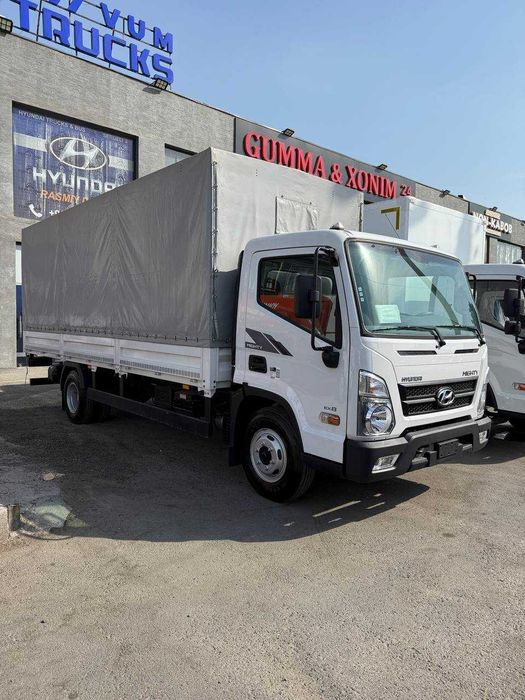 В наличии! Бортовой тентовый автофургон HYUNDAI EX8 (27.5 м3)