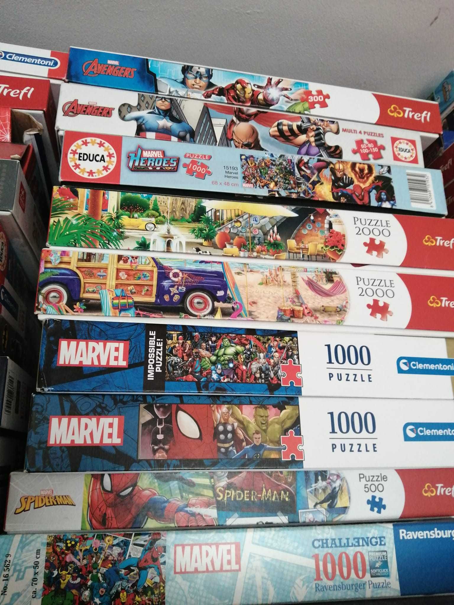 Puzzle cu eroi (Marvel, SpiderMan, Batman) si nu numai