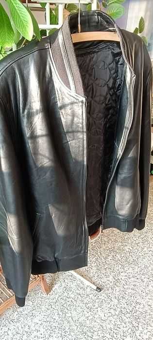 Чисто ново кожено яке, от агнешка кожа - 5 XL,,с етикета.