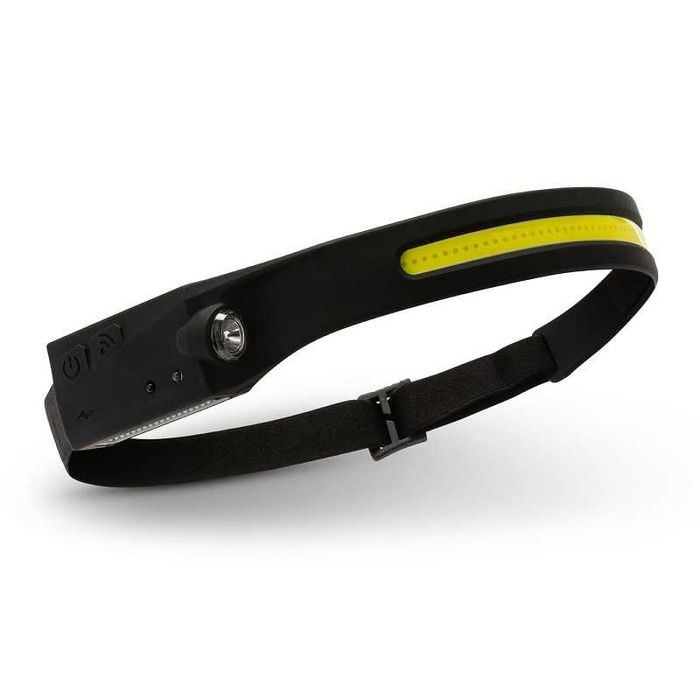 Lanternă frontală cu comanda prin senzor de miscare, acumulator, NOUA