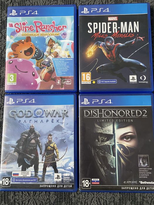 Продам Диски на PS4, каждый диск 5000