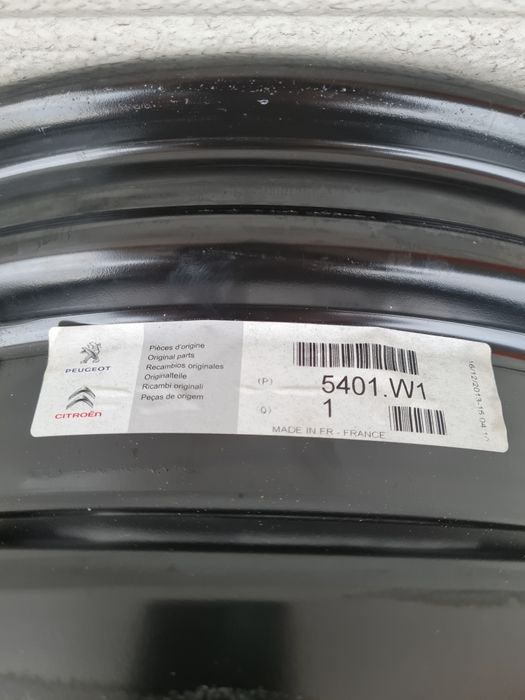 Оригинални железни джанти за ПЕЖО СИТРОЕН PEUGEOT R17 4x108 ET29 7.5J