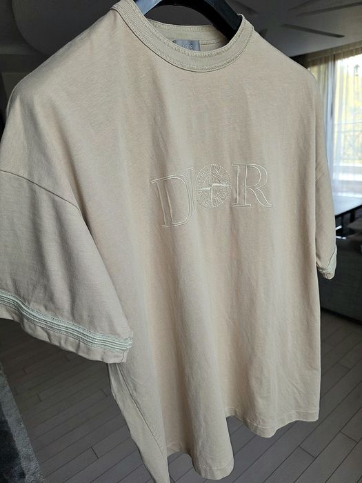 Dior × Stone Island – Бродирана тениска