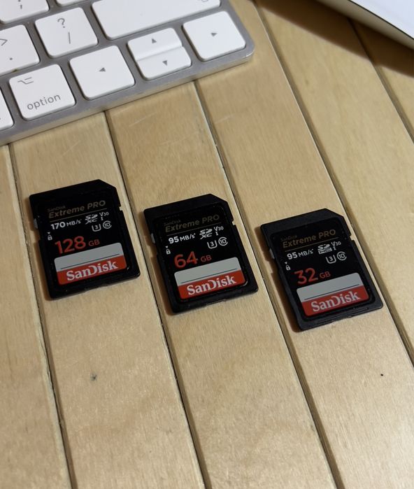 Carduri Sandisk Extreme Pro 128gb 64gb 32gb originale 170mb originale