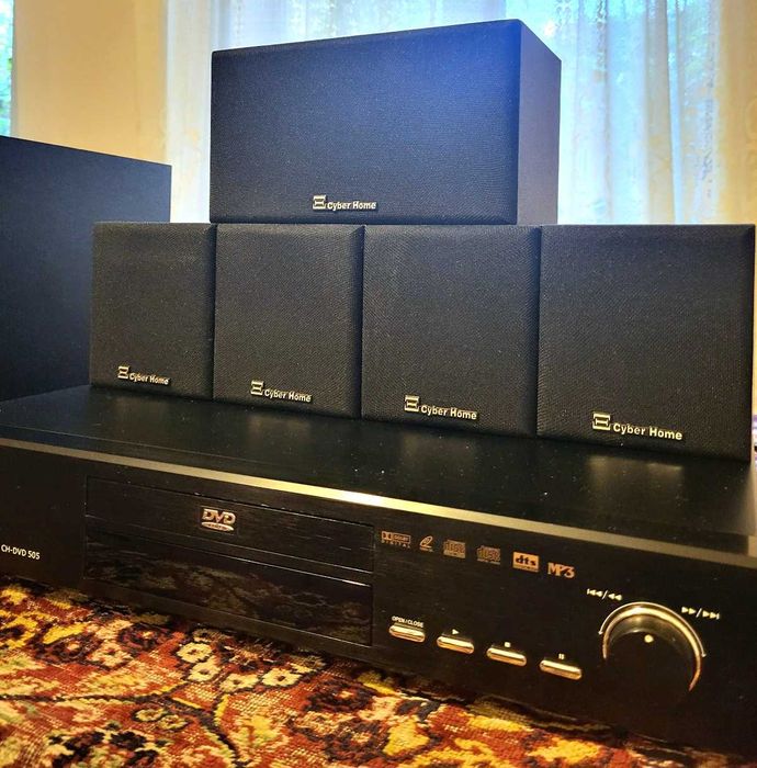 Sistem Cyber Home 5.1 Dolby Digital, DVD, CD, TV, MP3, DTS