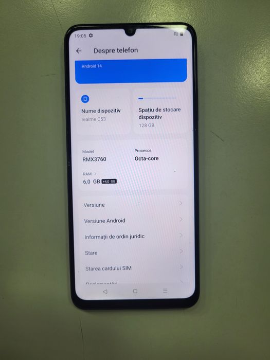 Realme C53 Black Daual Sim Impecabil Ca Nou Poze Reale Husa