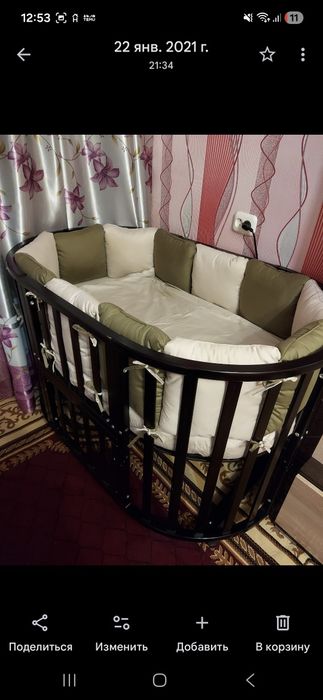 Продам детскую кроватку