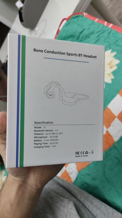 Продам наушники Тип: костной проводимости (bone-conduction) — звук пер