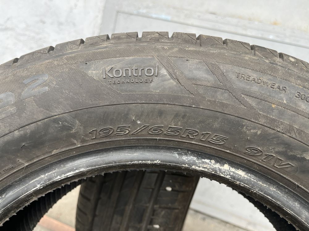 2 бр. летни гуми 195/65/15 Hankook 7 mm DOT 1015