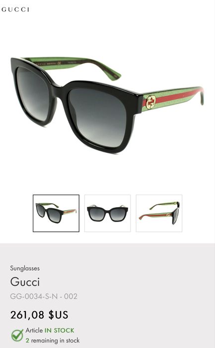 Ochelari de soare Gucci originali