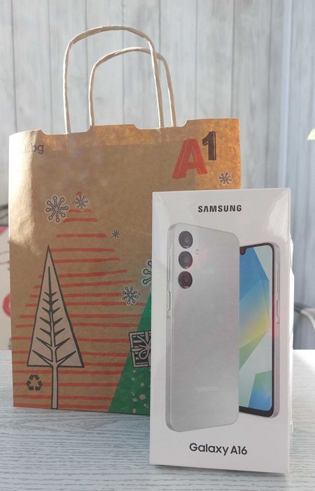 телефон SAMSUNG Galaxy A16   с  Подарък безжични слушалки