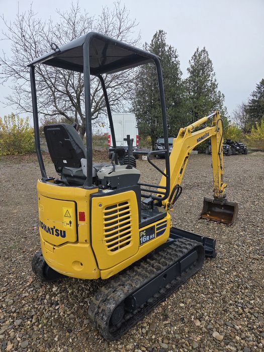 Miniexcavator komatsu pc16 r 1,8 tone, an 2020 takeuchi, jcb, kubota,