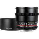 Obiectiv Manual Samyang 85mm T1.5 Rokinon VDSLR PRO Canon+Adaptor Sony