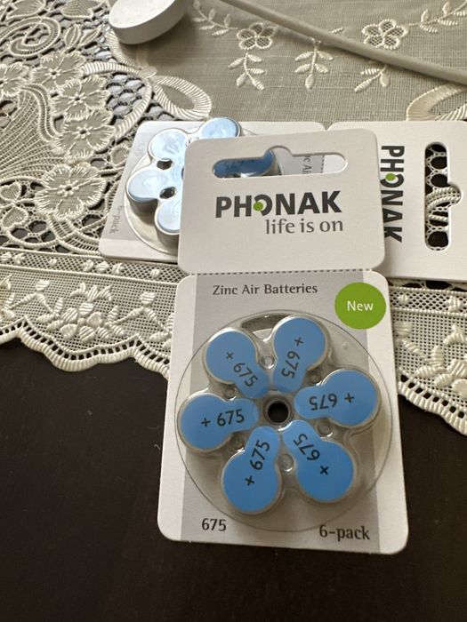 PHONAK батарейки 675