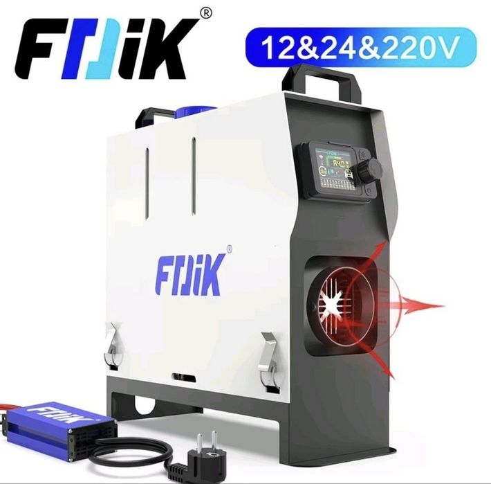 Incalzitor motorina, Sirocou, Vevor-Fdik 8KW 12v&24v&220v Bluetooth