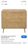 Comoda mare boho ratan NOU 100/85/40