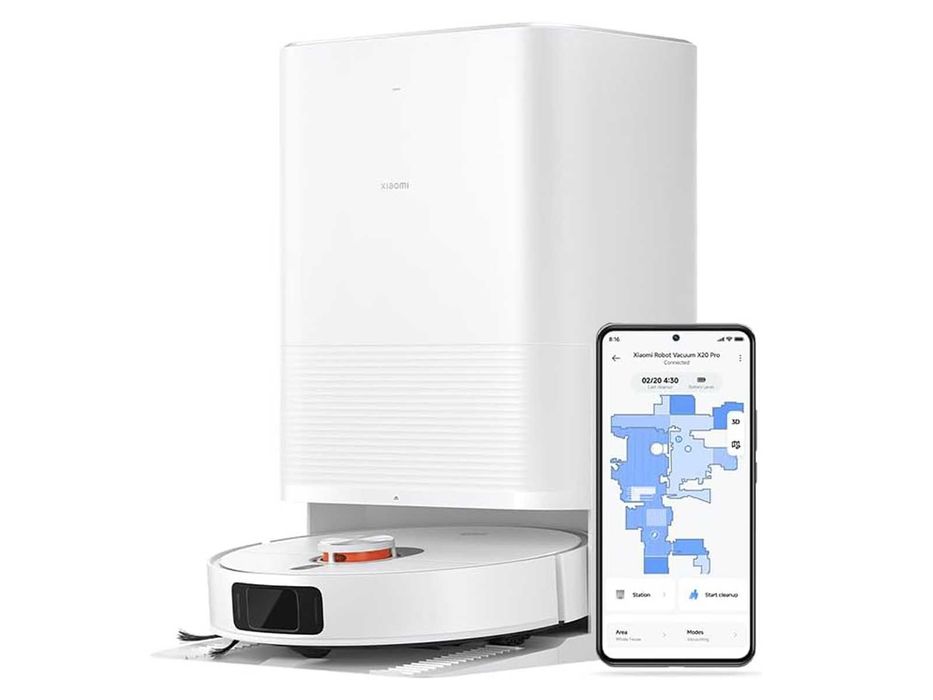 Прахосмукачка робот Xiaomi X20 Pro 8000Pa