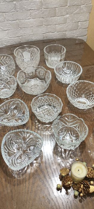 Хрустальная.  Посуда.  Советская