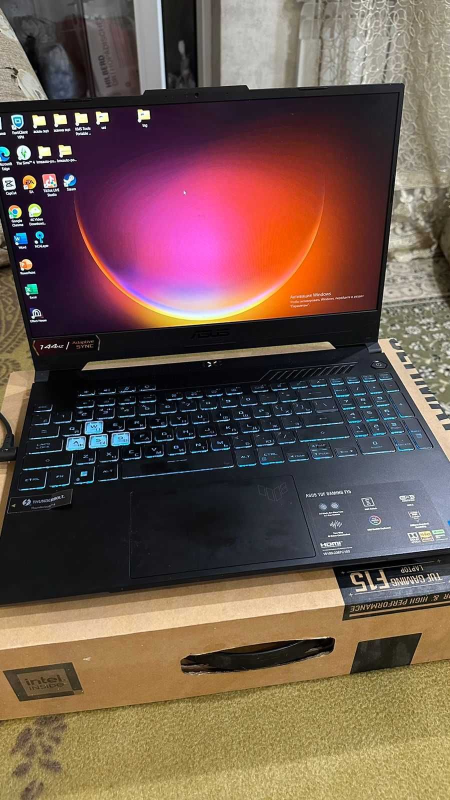 Продаю ноутбук ASUS TUF Gaming F15