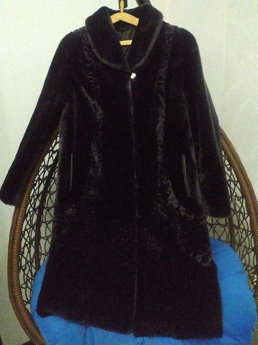Шуба мутоновая новая женская размер 50-52