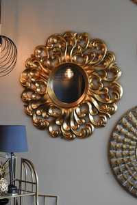 Интериорно стенно златно огледало