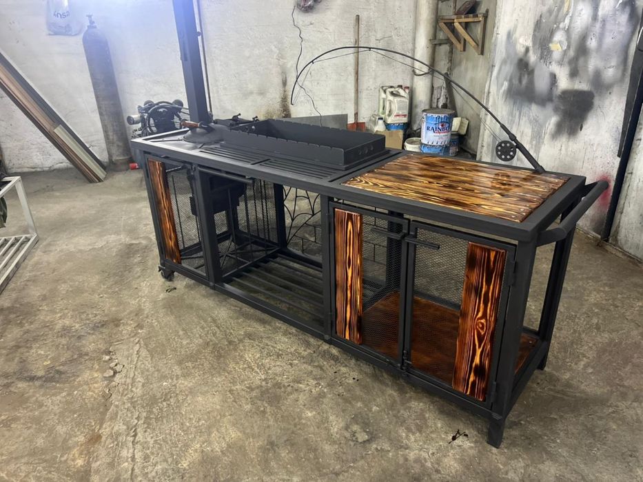 Мангал барбекю и казан