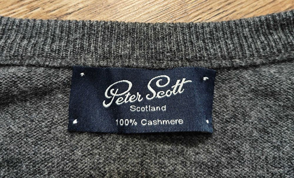 Peter Scott 100% Кашмирен Мъжки пуловер размер L