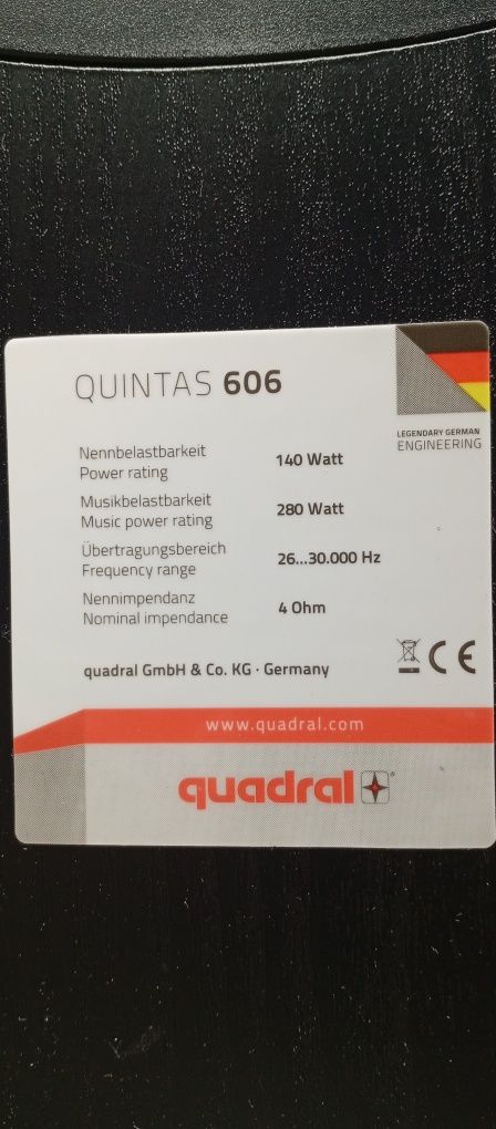 3-лентови тонколони QUADRAL Quintas 606