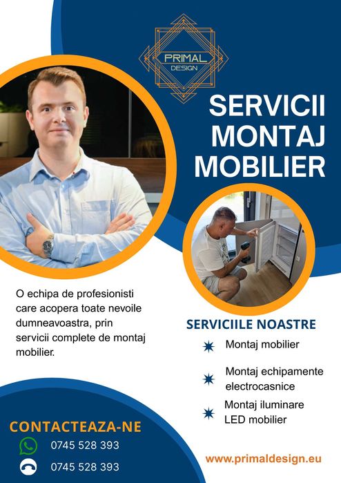 Echipa profesionista montaj mobilier