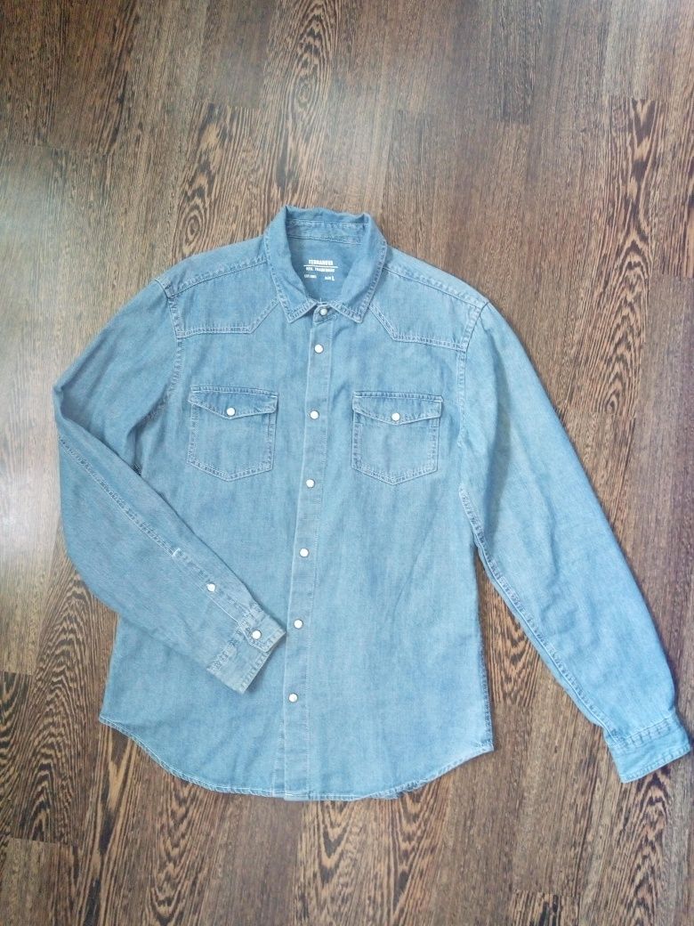 Нови мъжки ризи L-ка Bershka/Terranova/цената е на бр.