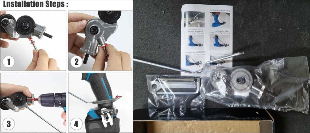 Adaptor bormasina pentru tabla si taieri precise in metalice. Noua!