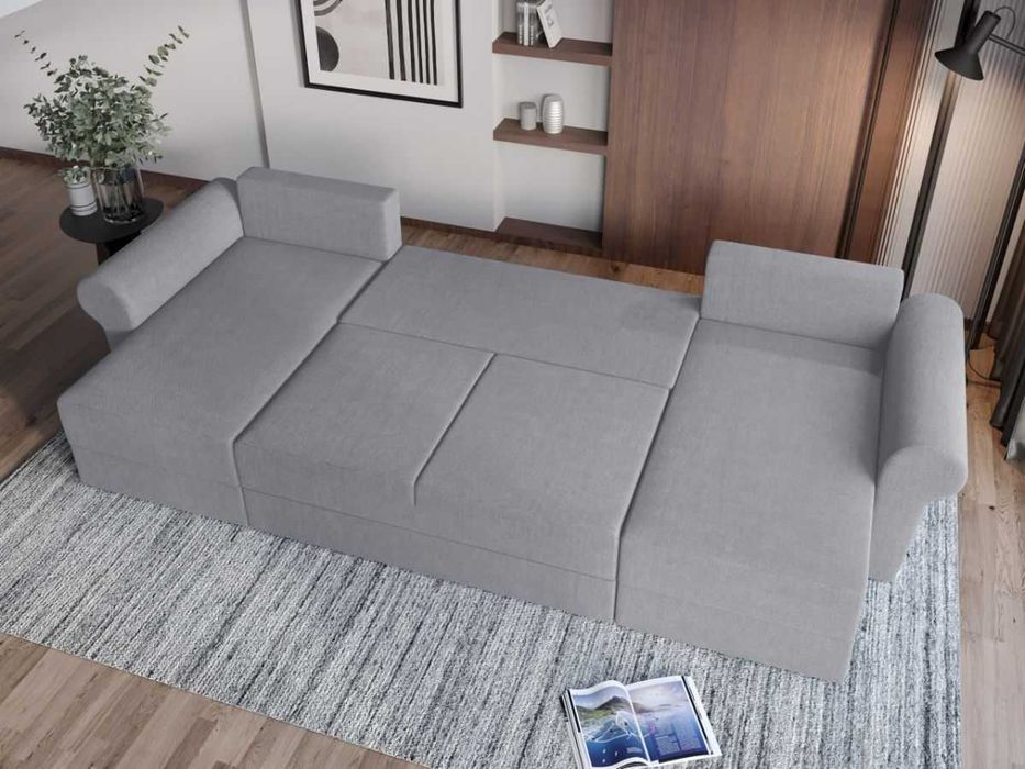 Coltar U Extensibil Bonito gri deschis - Transport Gratuit