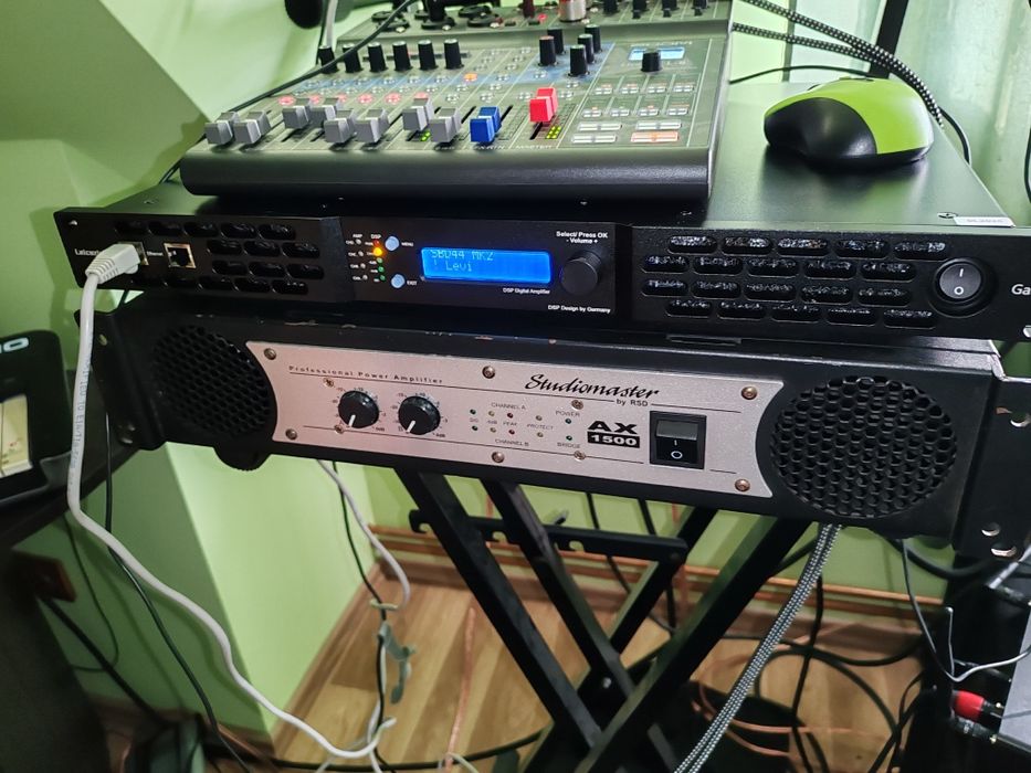 Amplificator studiomaster AX1500 +2xalto elv15sub