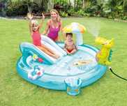 Детски Надуваем център Gator Play Intex, 201 х 170 x 84 см