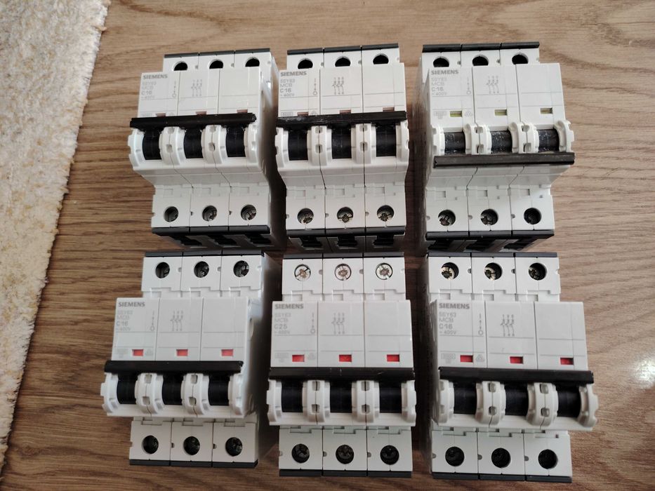 Siguranta Automata Tripolara SIEMENS 16A 3 POLI , 400 V , AC,  curba C