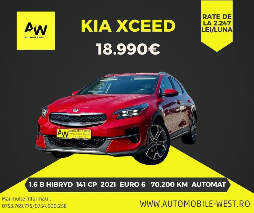 Kia XCeed Kia X ceed plug-in hybrid /2021/Garantie de fabrica pana in 2029