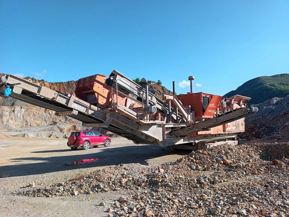 Concasor mobil cu impact