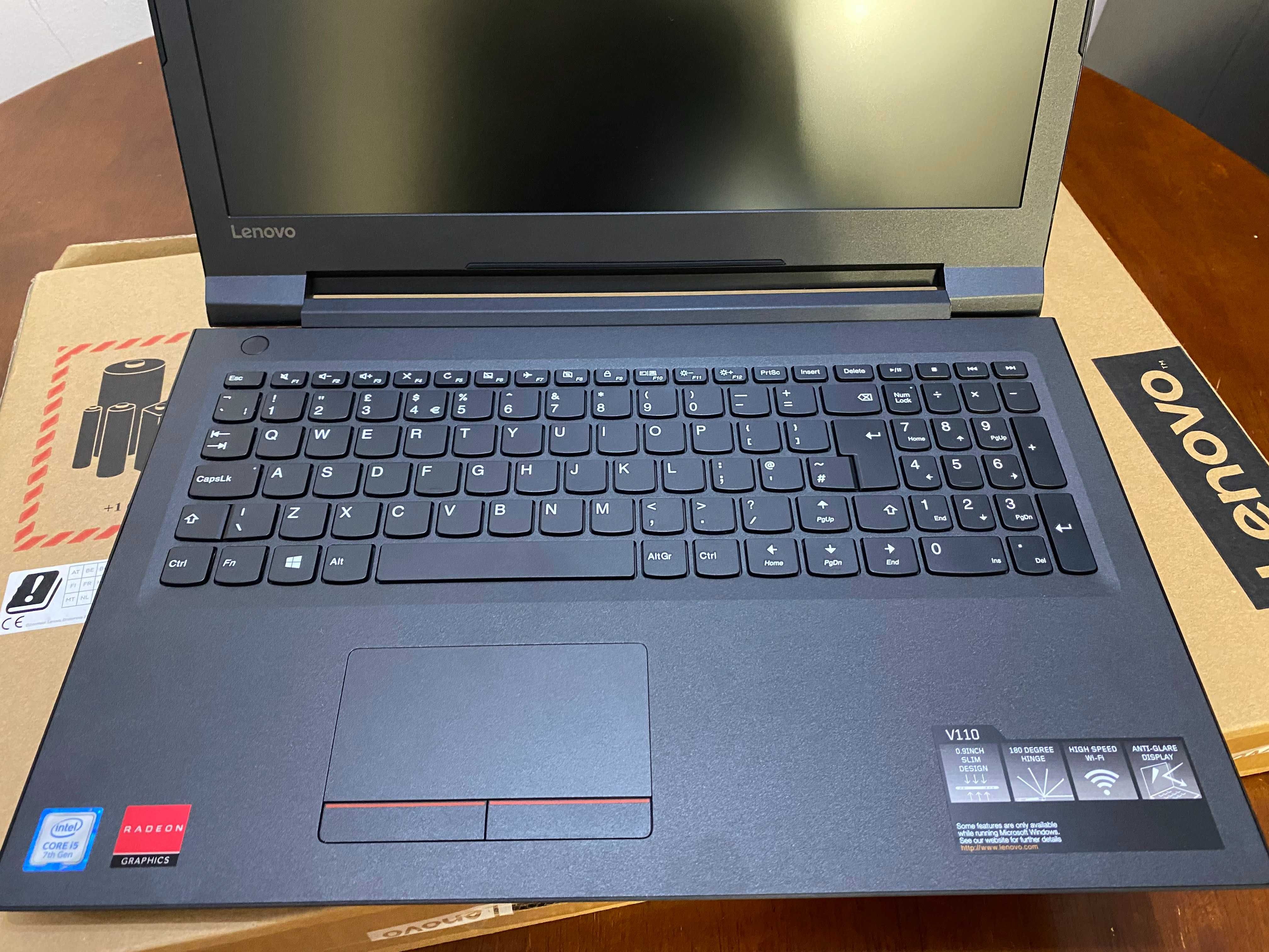 Laptop NOU Lenovo V110-15IKB, i5-7200U,15.6",8GB,256GB SSD,AMD 530 2GB