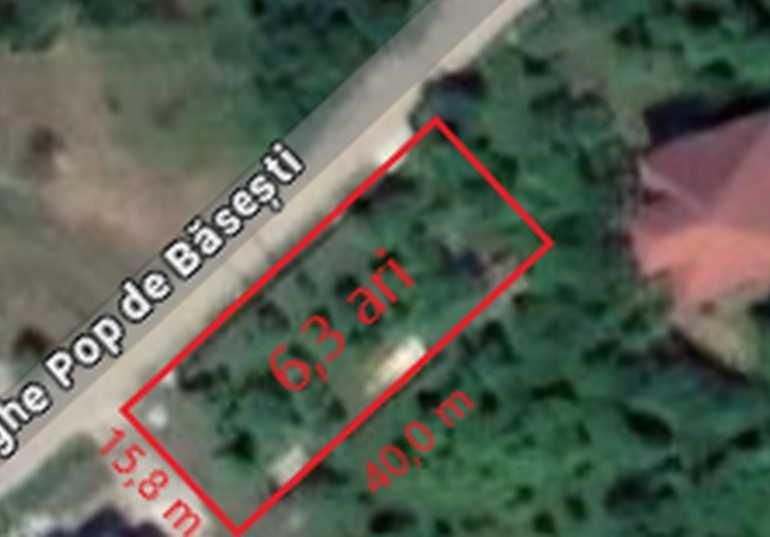 Teren intravillan 6,3 ari Zalău, Str. Gh. Pop de Băsești (zona Sărmaș)