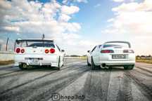 Toyota Supra и Nissan Skyline - кола под наем за бал и други събития.