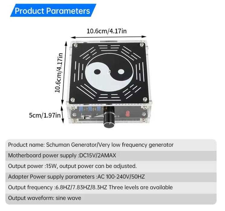 Тета Генератор на Тета Вълни на Мозъка Тета Електромозъчни Вълни 4–8Hz