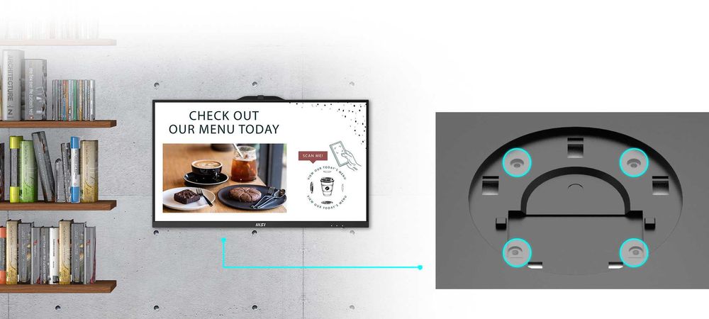 Desktop All-in-One MSI PRO 23.8" FHD 100Hz i7-14700 32GB Ram 1TB SSD