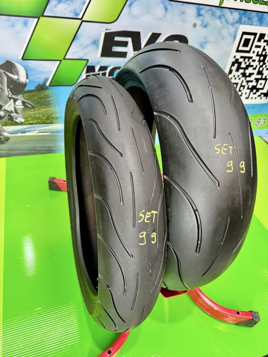 Set Anvelope Moto 120 70 17 si 190 50 17 Michelin Power2ct Set99
