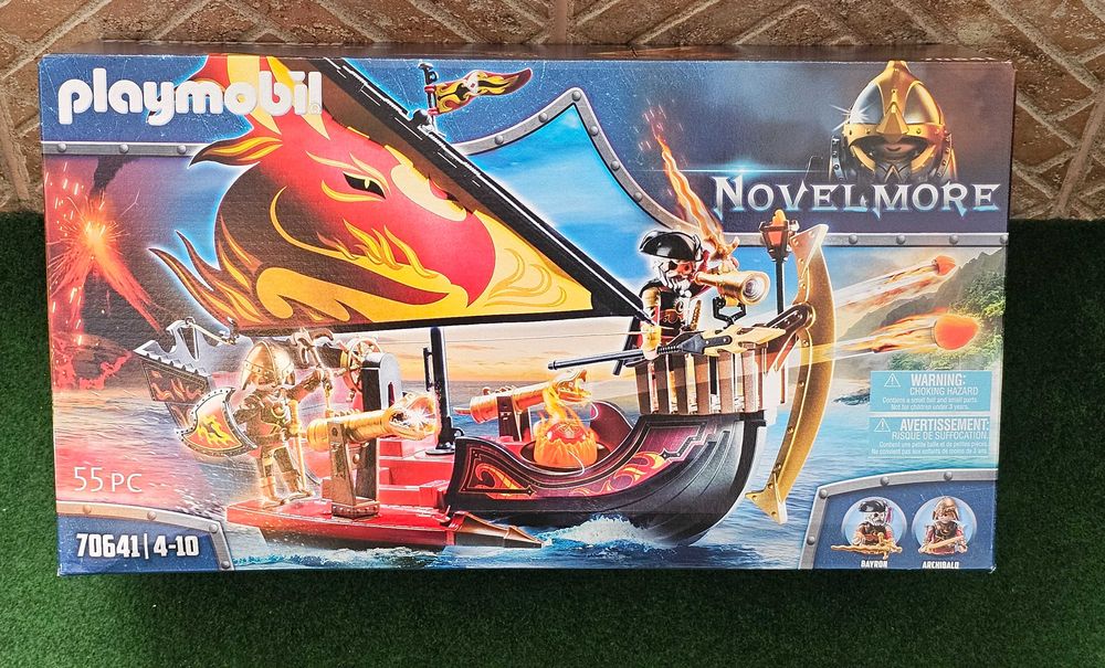 Playmobil Novelmore NOU - Banditii Burhan si nava de foc (70641)